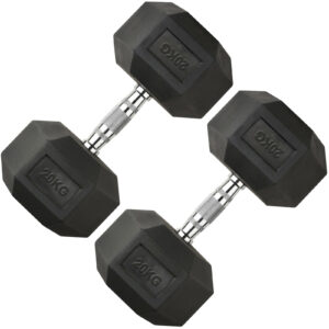 Hex Dumbbells 20kg Pairs