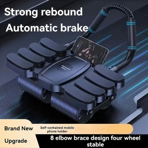 The Upgraded Eight-elbow Abdominal Fitness Wheel