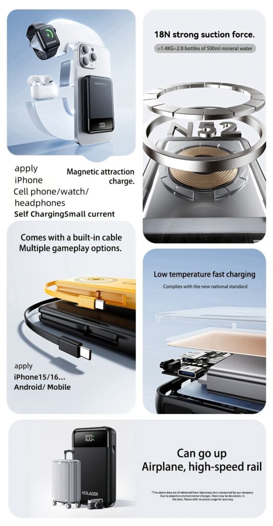 The New Magnetic Wireless Power Bank