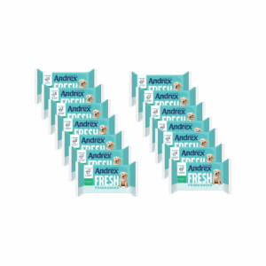 Andrex Washlets Fresh Fragranced Hygiene Wipes – 30 Sheets (Pack of 14)