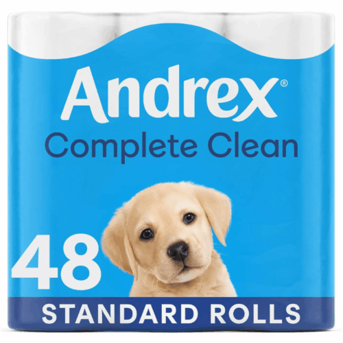 Andrex Complete Clean Toilet Roll 48 Rolls