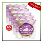 Gentille Quilted Toilet Tissue 45 rolls