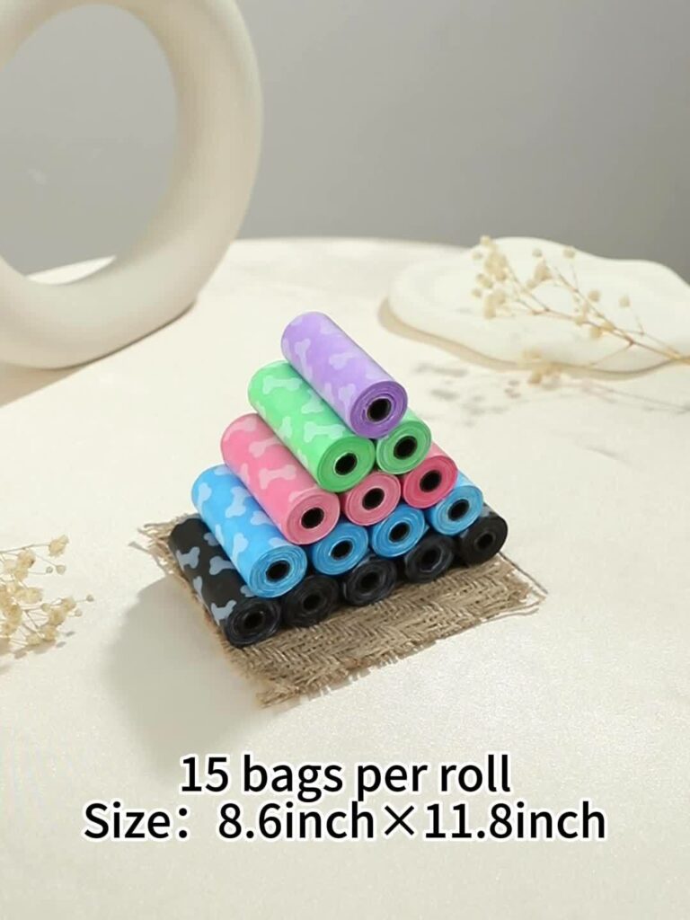 Cute Animal Print Pet Poop Bags