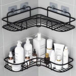 Bathroom Corner Shelf No Drill Shower Storage Rack