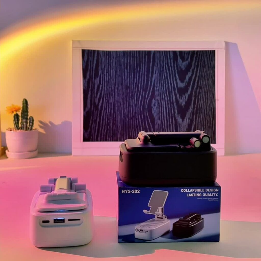 NewRixing 6W Wireless Speaker with Phone Holder