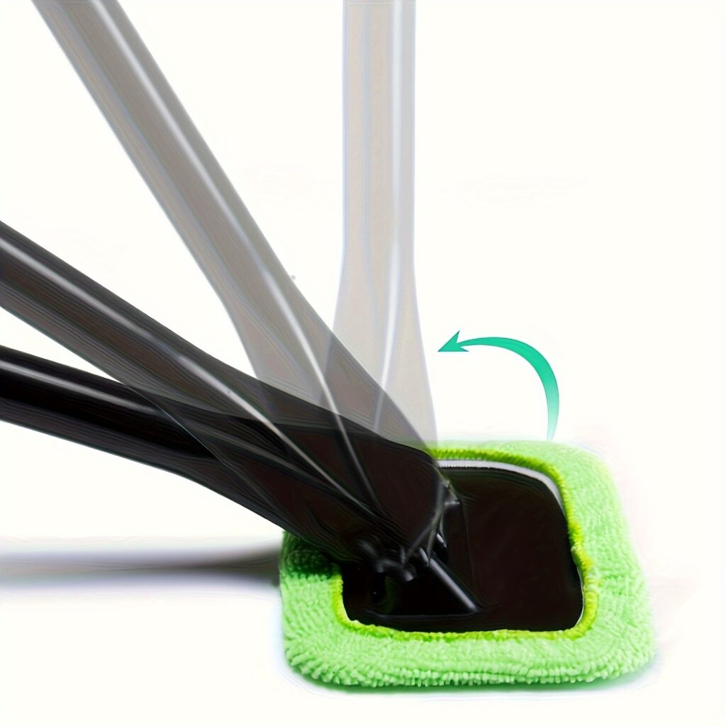 Car Windshield Cleaning Brush Kit with Microfiber Pad 1 Set