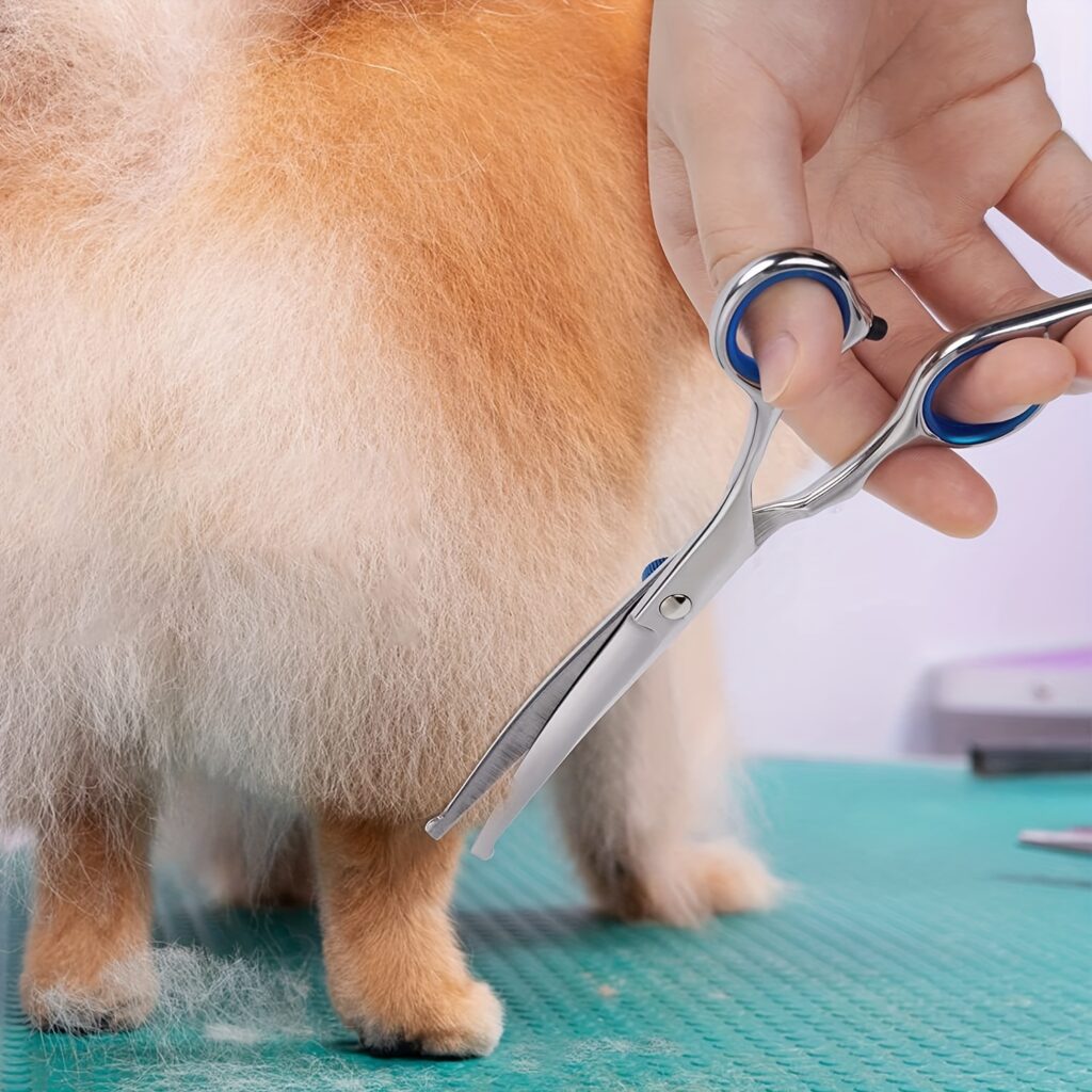 Pet Grooming Scissors Set With Safety Round Tip