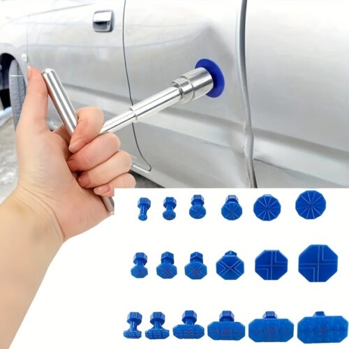 Car Dent Repair Tool – No-Drill Puller & T-Handle Dent Remover with Ergonomic Handle, Durable Metal Construction for Easy Car Body Repair, Car Dent Remover, Vehicle Maintenance, Sleek Metallic Finish, Robust Design, Car Door Handle Protector, Car Door Handle Cover, Car Door Handle Pad, Dent Repair Kit, Slide Hammer, Crushed Car Dent Tool, Car Repair Kit, Pdr Tools, Dent Repair Tool