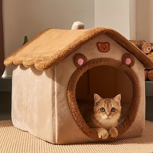 1pc Warm Pet Bed House