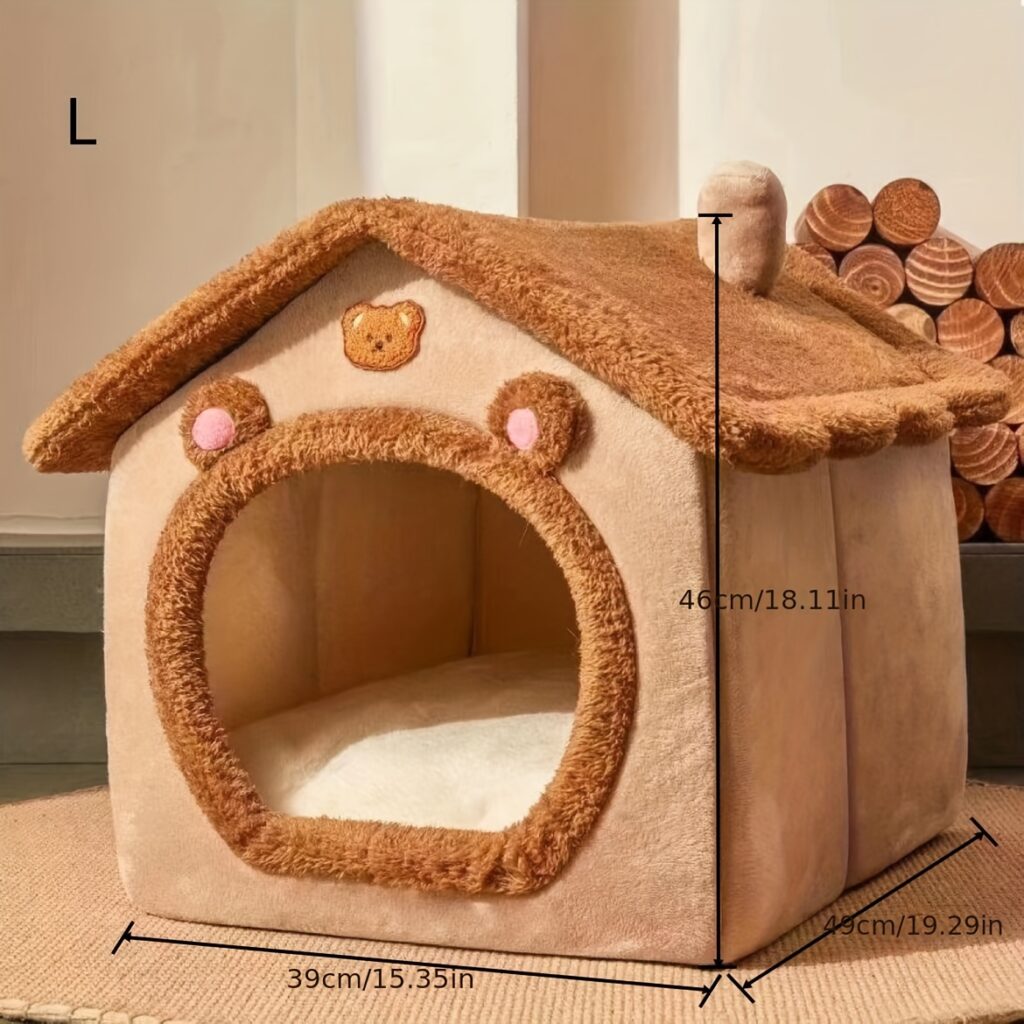 1pc Warm Pet Bed House