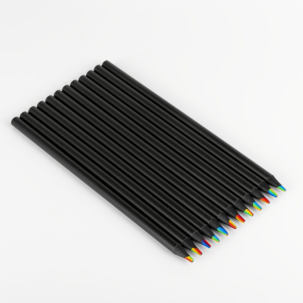 12 Rainbow Colored Pencils Set Gradient Magic Coloring Pencils