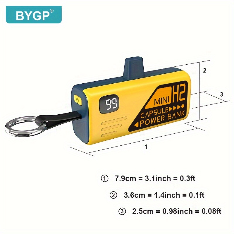 BYGP 5000Mah Mini Portable Charger