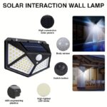 100 LED Solar Motion Sensor Outdoor Light