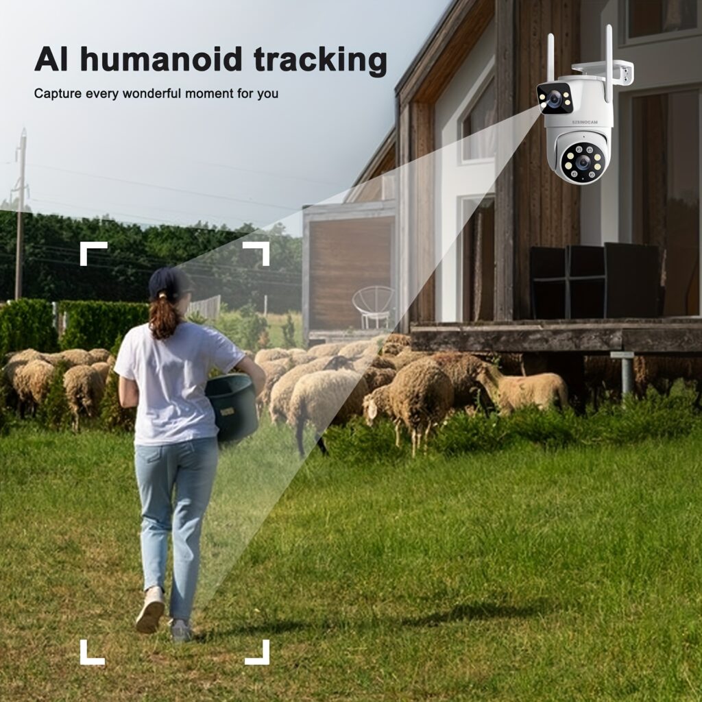 Dual Lens Wireless Security Camera