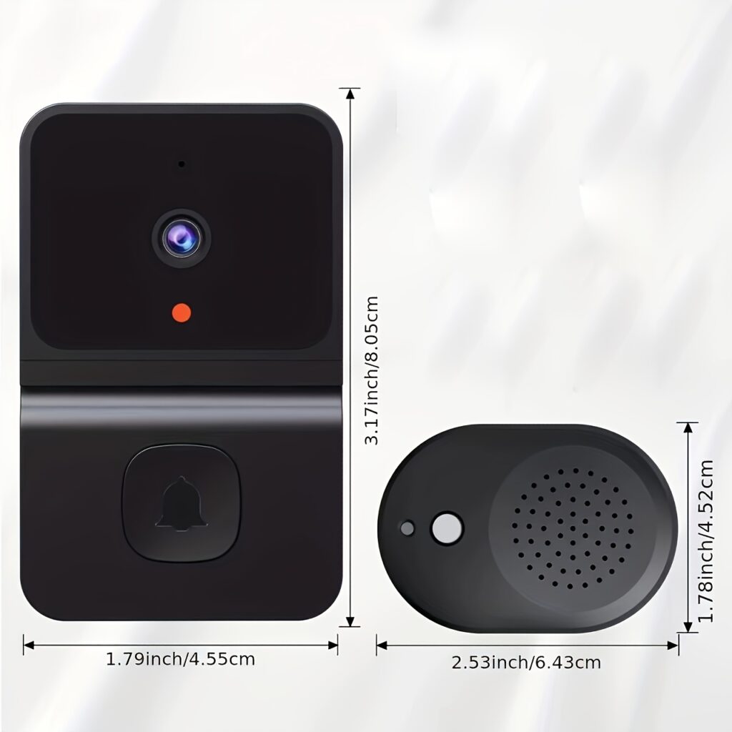 Smart WiFi Video Doorbell with Camera & Night Vision
