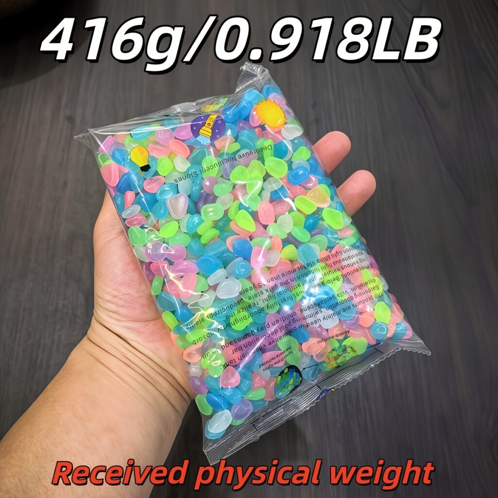 1600pcs Decorative Garden Pebbles Colored Stones