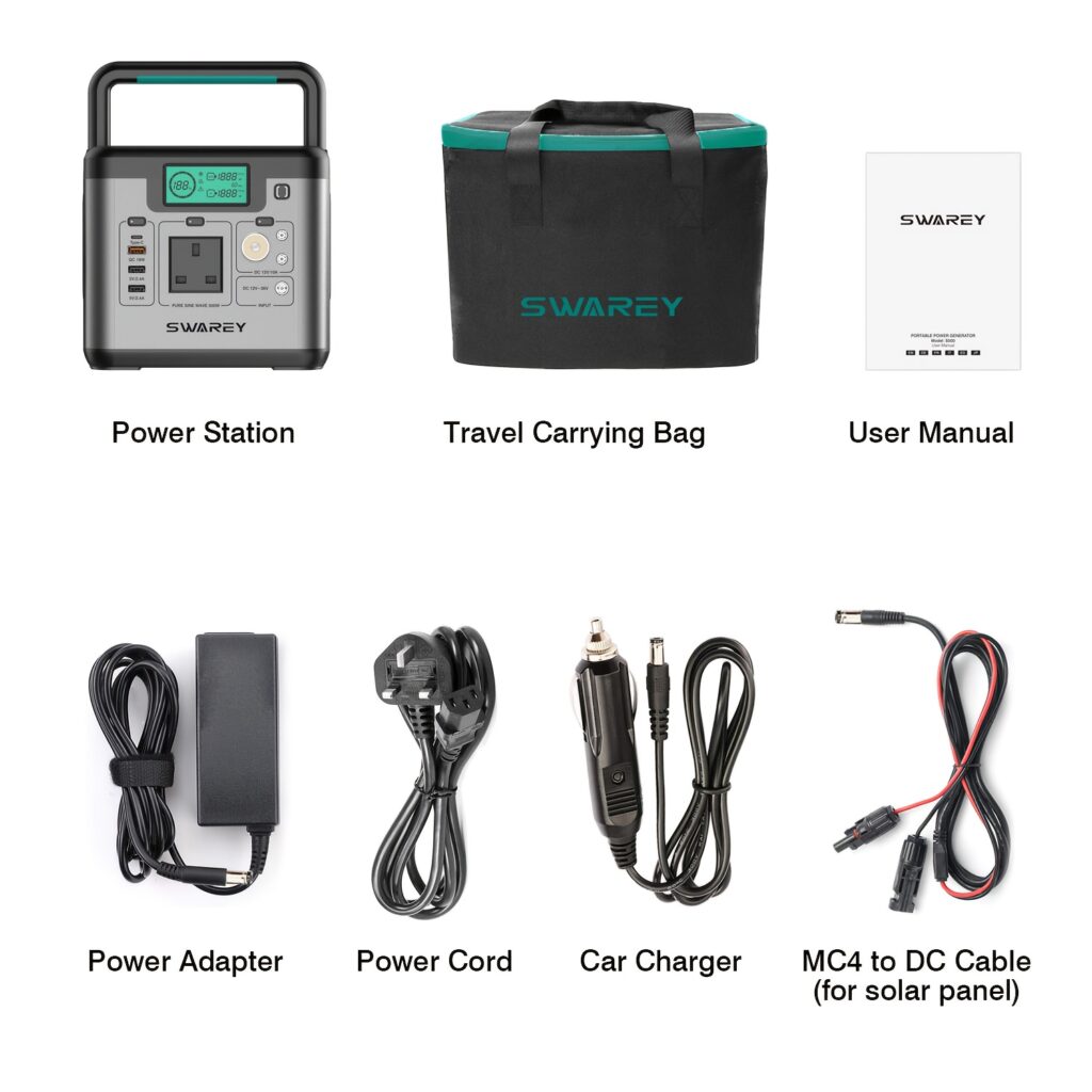SWAREY 518Wh Portable Power Station