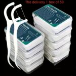50PCS Dental Floss Picks Disposable Oral Care Set