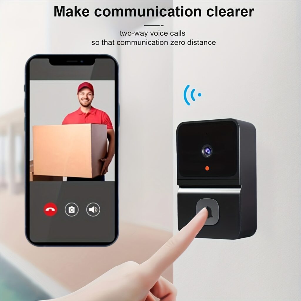 Smart WiFi Video Doorbell with Camera & Night Vision
