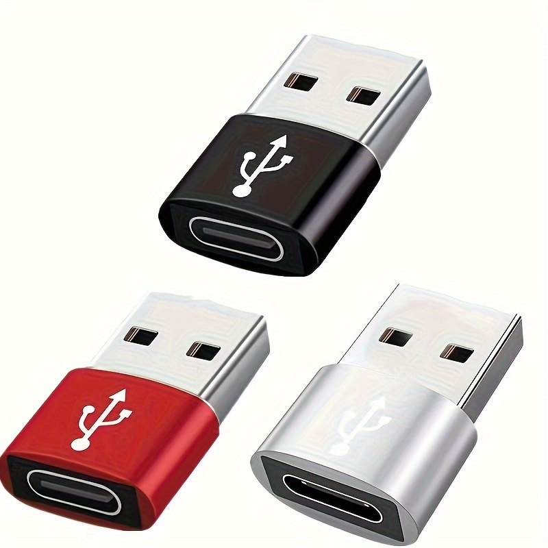 USB C Female to USB A Male Adapter Fast Charging Converter