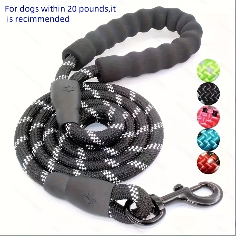 Reflective Nylon Dog Leash for Small to Medium Dogs