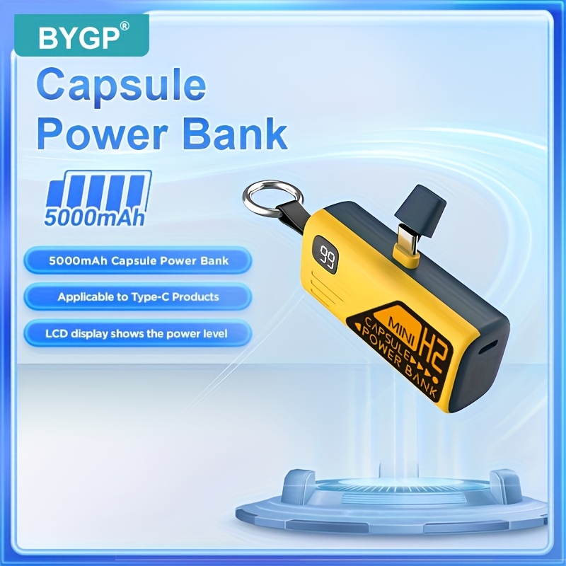 BYGP 5000Mah Mini Portable Charger