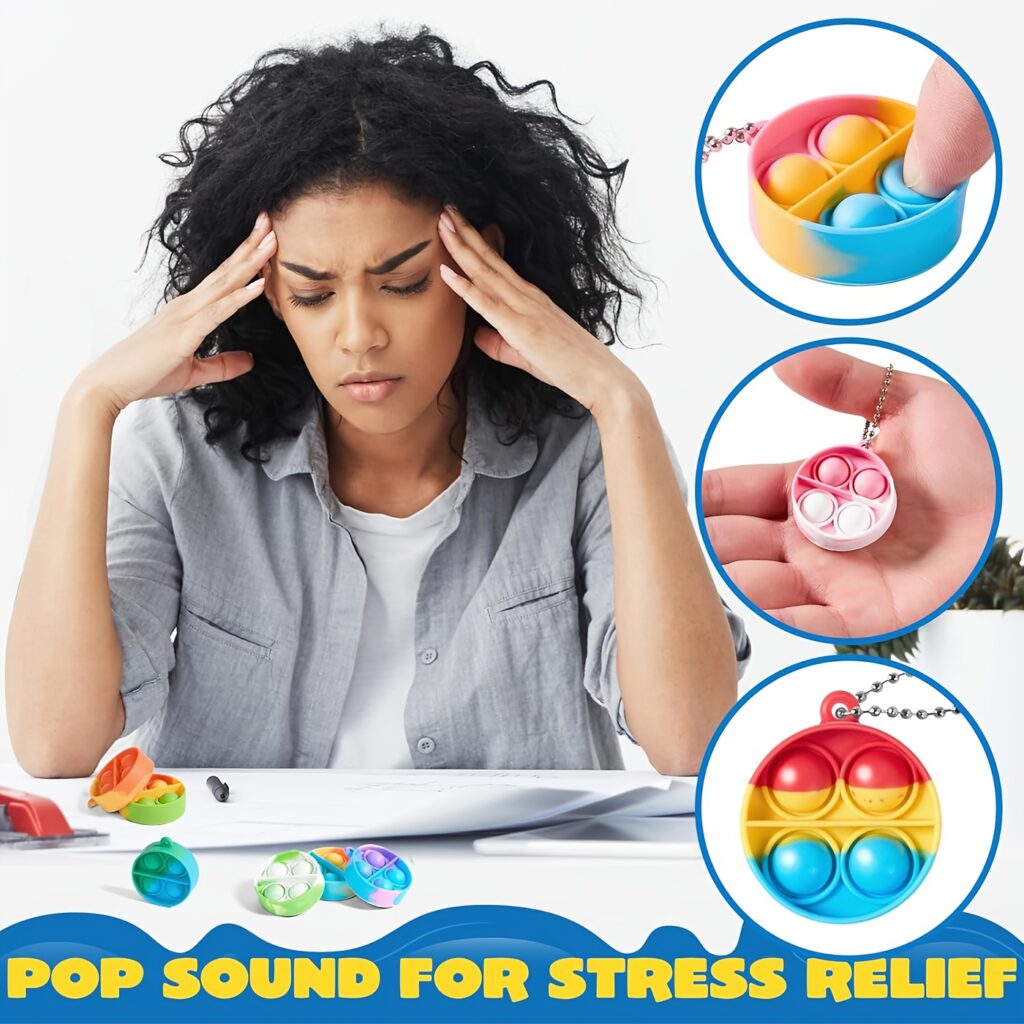 30PCS Fidget Toy Set Party Favors Pop Bubble Toys