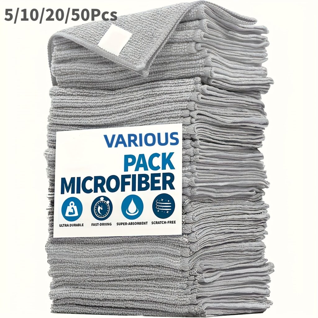 Microfiber Car Drying Towels Set Absorbent Quick Dry