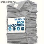 Microfiber Car Drying Towels Set Absorbent Quick Dry