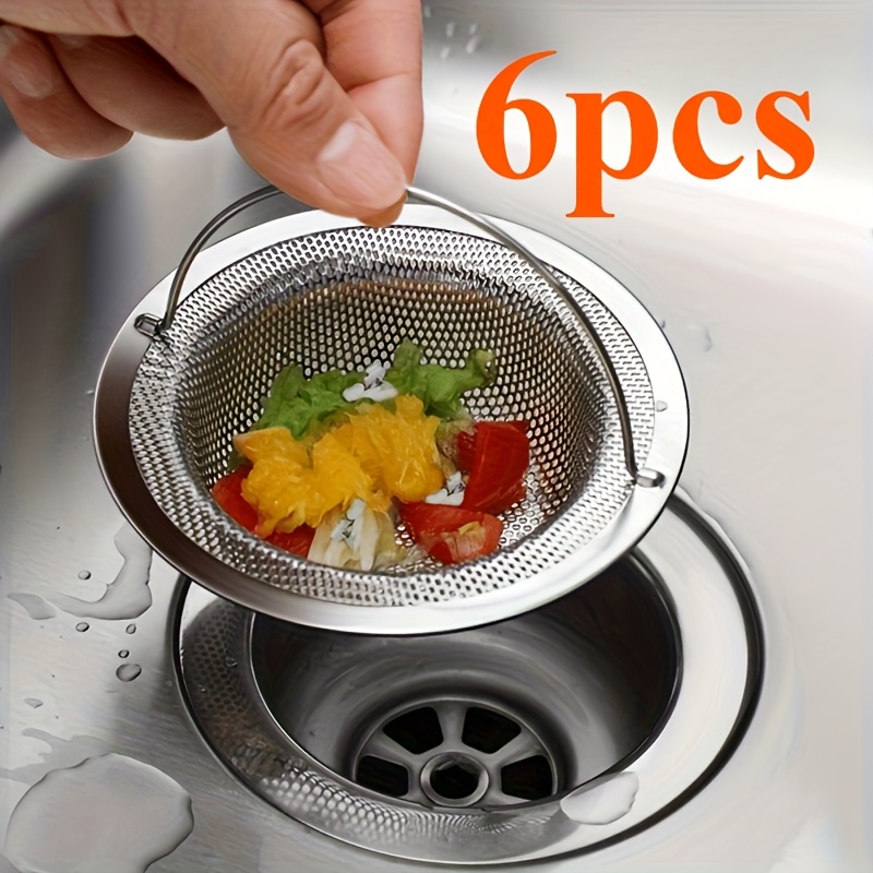 Stainless Steel Sink Strainer Mesh Drain Filter with Handle
