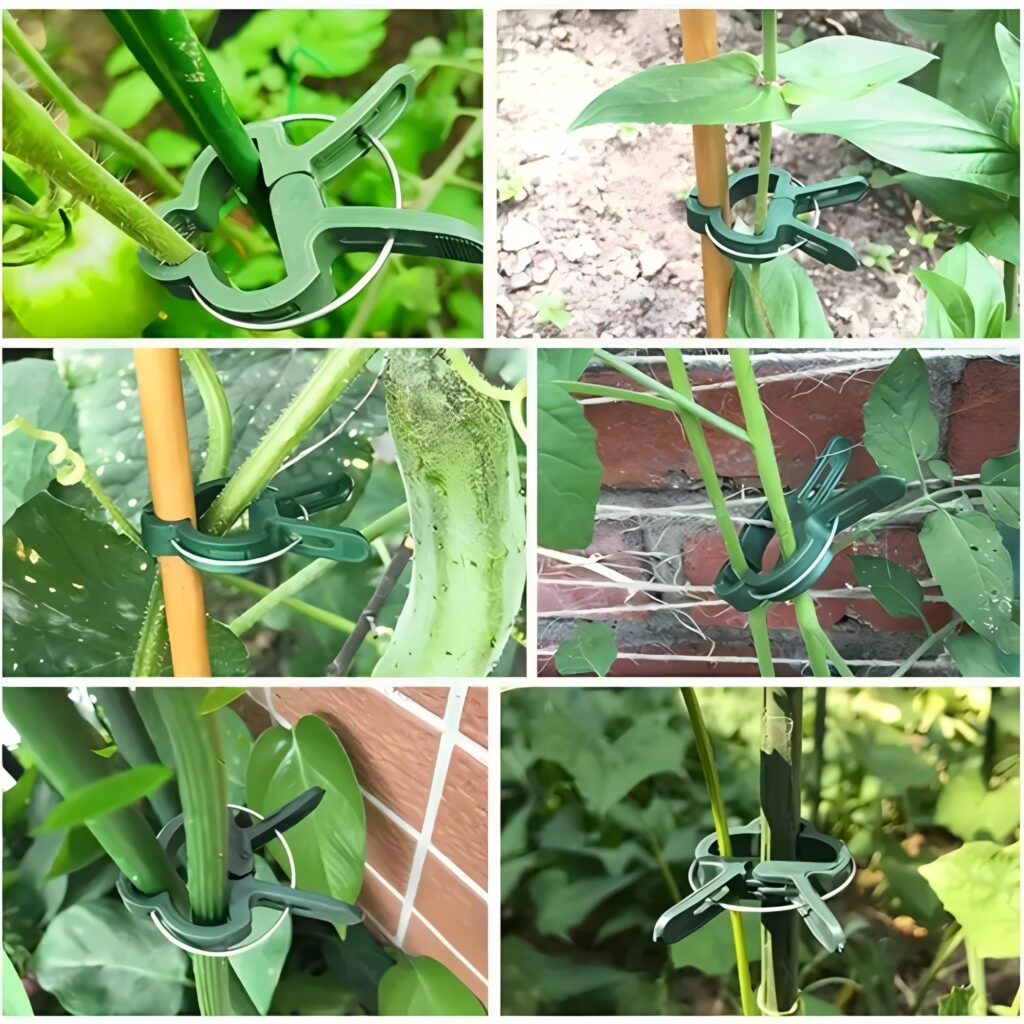 Adjustable Plant Clips Reusable Garden Support for Plants