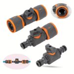 Quick Connect Garden Hose Adapter with Shut-Off Valve