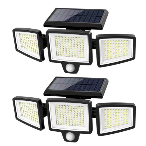 74 LED Solar Motion Sensor Outdoor Security Light