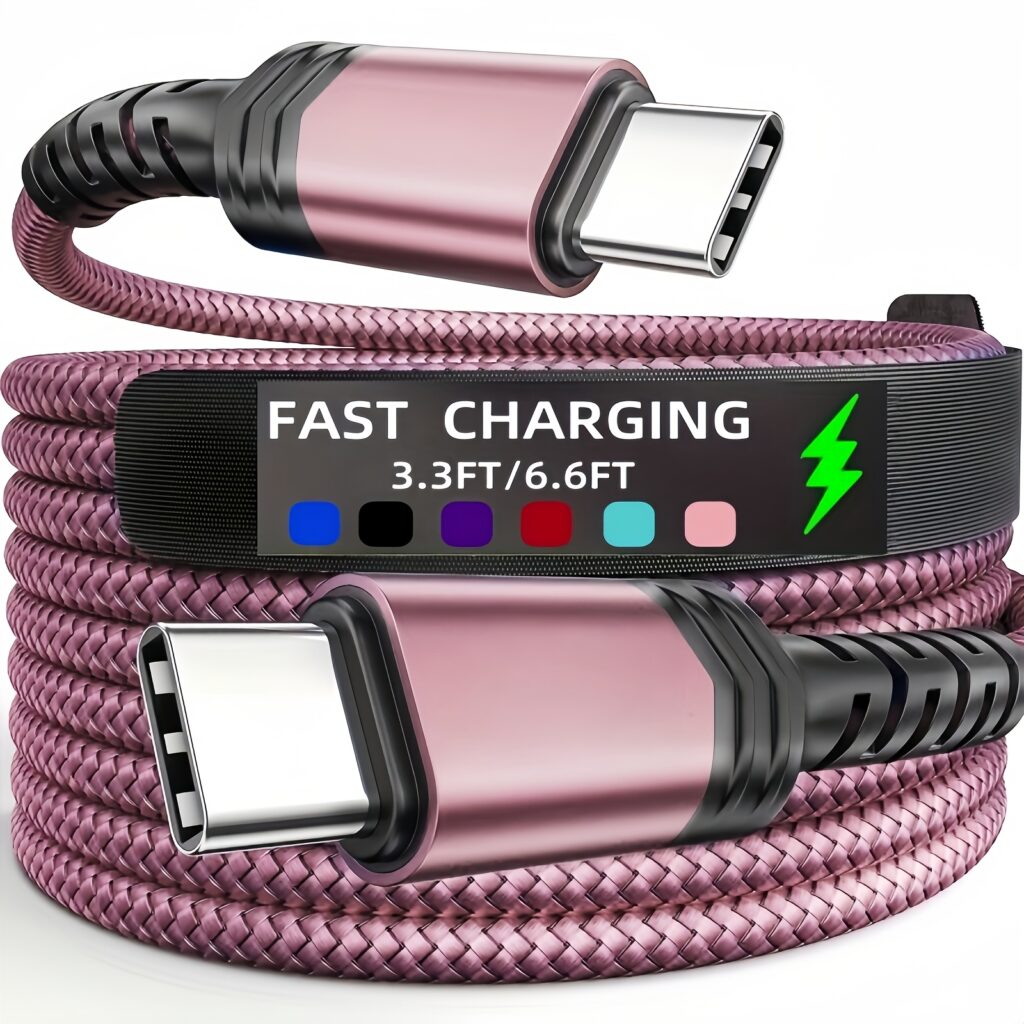 USB C to USB C Fast Charging Cable High Speed Data