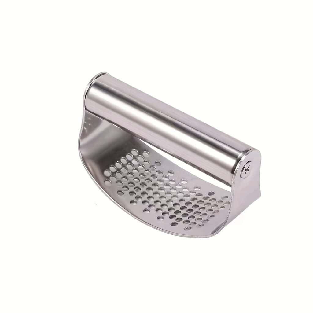 1pc Stainless Steel Garlic Press Manual Crusher Kitchen Tool