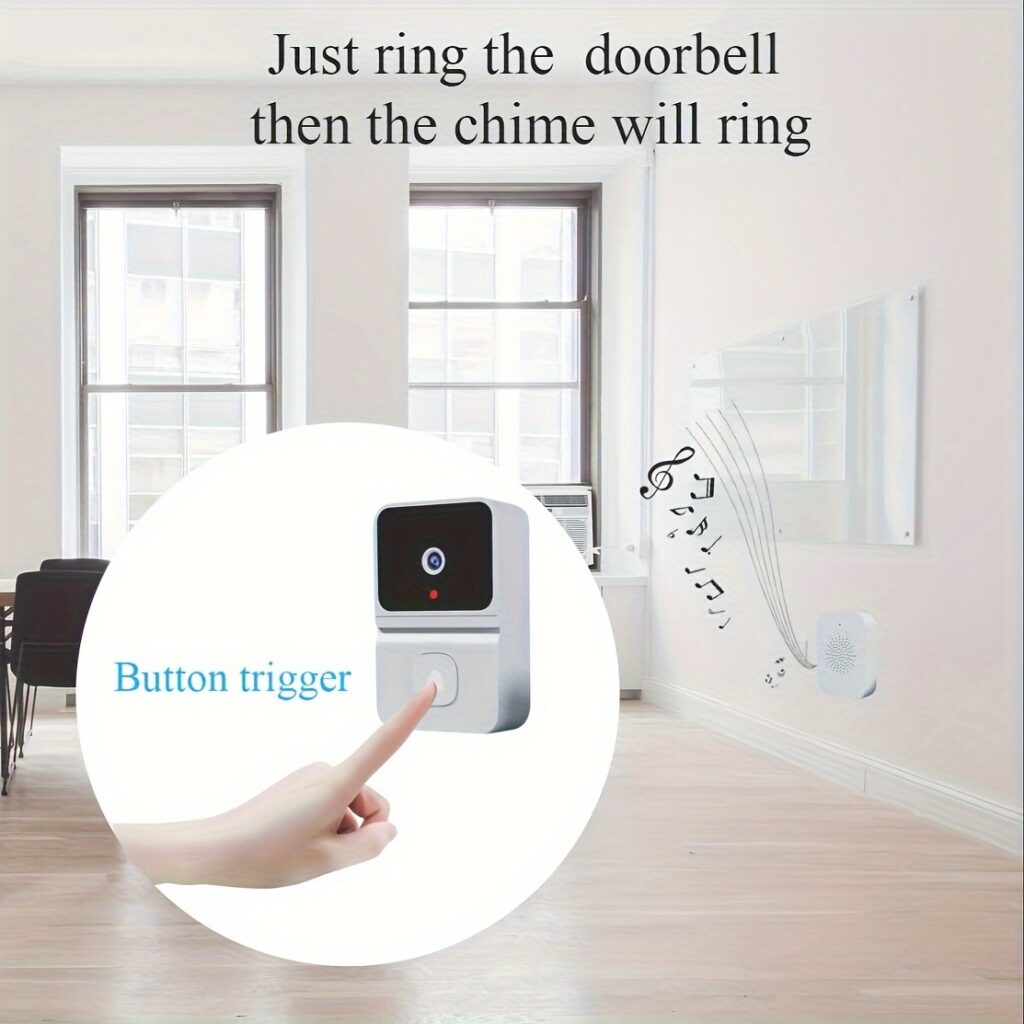 Smart WiFi Video Doorbell with Camera & Night Vision
