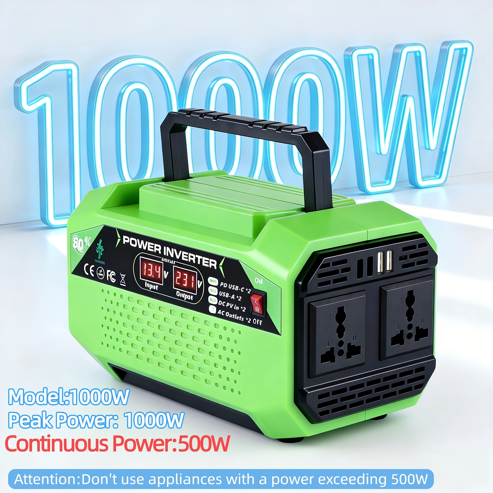 1000W/500W Power Inverter