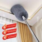 1pc Extendable Duster with Bendable Head Washable Cleaning Brush