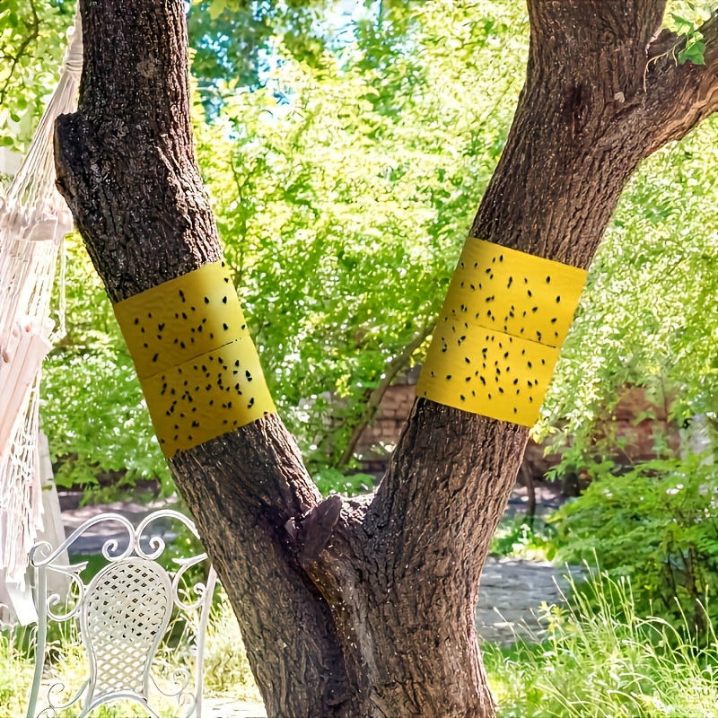 Yellow Double Sided Insect Trap Tape Garden Pest Control