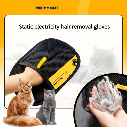 Upgraded Large-Size Pet Static Hair Removal Gloves