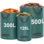 Heavy Duty Garden Waste Bags Reusable Leaf Collection Bags