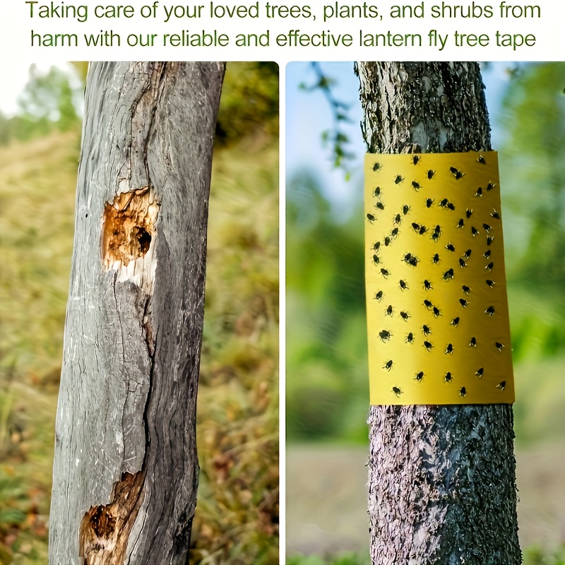 Yellow Double Sided Insect Trap Tape Garden Pest Control