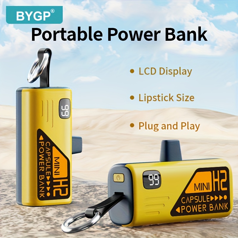 BYGP 5000Mah Mini Portable Charger