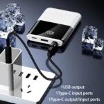 SYJSHUANGXI Mini Portable Charger 20000-10000mAh
