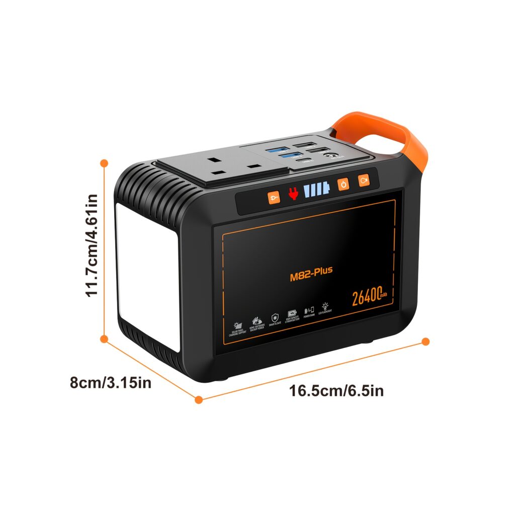 120 W Portable Power Station Solar Generators 88.8/98 Wh