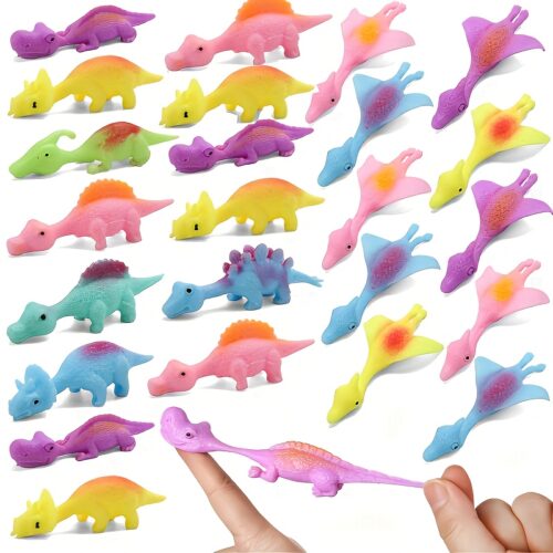 Dinosaur Slingshot Finger Toys Set Kids Party Favors (6–36PCS)