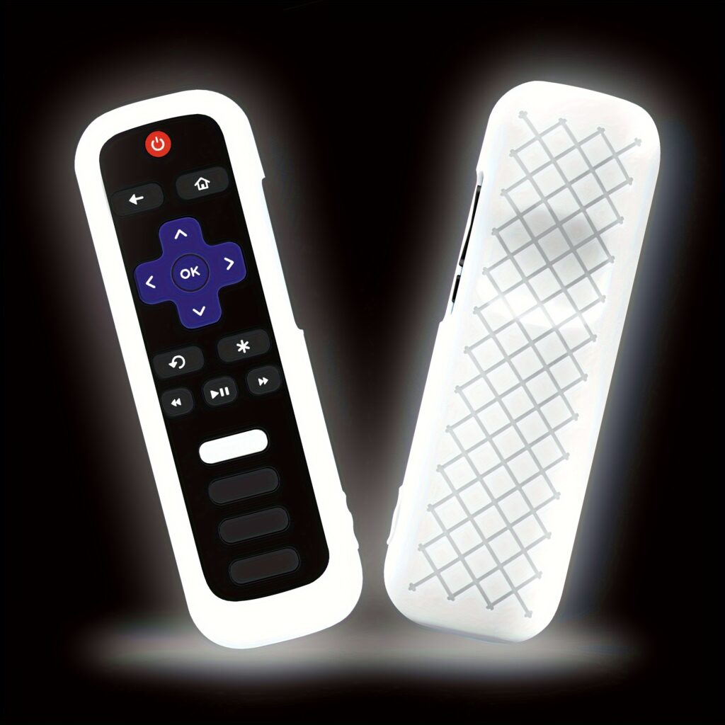 Glow-in-the-Dark Silicone Remote Cover for Roku TV