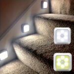 6-LED Motion Sensor Night Light Wireless Stair Wall Light