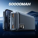 50000mAh Portable Power Bank with 22.5W Fast Charging
