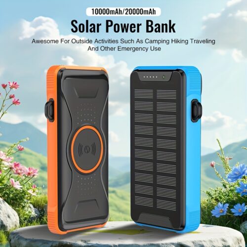 A Solar Power Bank with a Capacity of 10.000/ 20.000 Mah